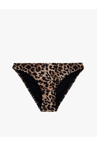 Koton Leopar Desenli Bikini Altı Kahverengi Desenli 6sak00046mm