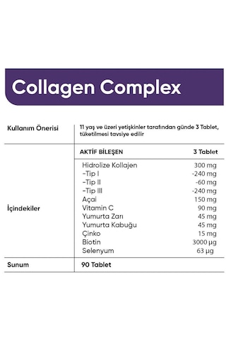 Collagen Forte Platinum Collagen Complex Tip 1,2,3,5 Ve Tip 10