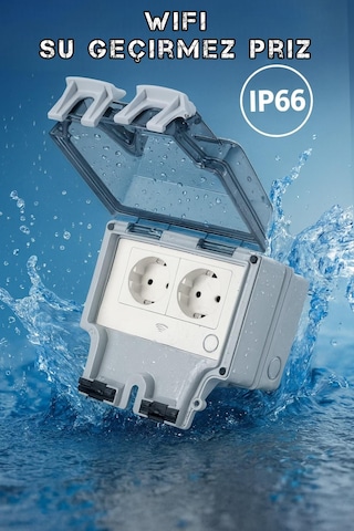 Dış Mekan Wifi Priz Çift Kutup Ip66