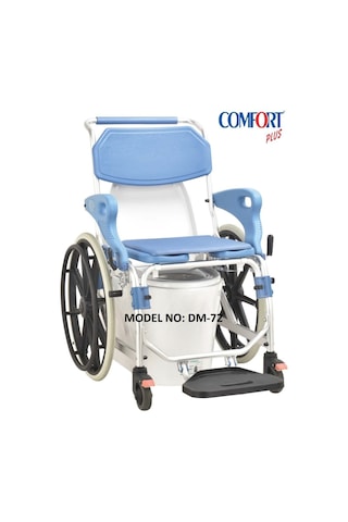 Comfort Plus Dm72 Banyo ve Tuvalet Özellikli Tekerlekli Sandalye