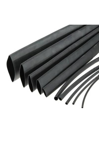 100metre 10mm Isı İle Daralan Makaron Siyah 100metre 10mm Isı İle Daralan Makaron Siyah