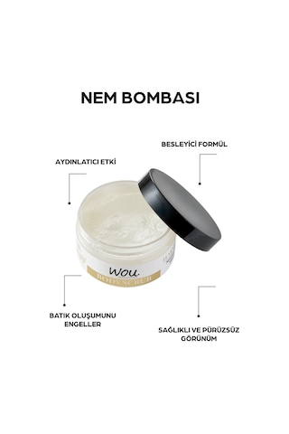 Wou World Of Unique Milk Therapy Body Scrub Sıkılaştırıcı,arındırıcı,nemlendirici Vücut Peelingi 250 Ml