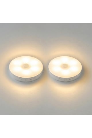 Hareket Sensörlü Ledli Gece Lambası Şarj Edilebilir, Taşınabilir 4000k Günışığı 2 Adet Genel