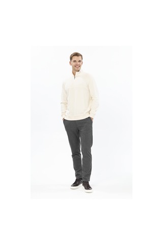 Erkek Kadife Sweatshirt 252209003.kdfhyfr Ekru
