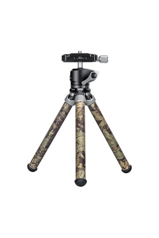 Mt-02c+lh-22 Karbon Fiber Mini Tripod Kamuflaj