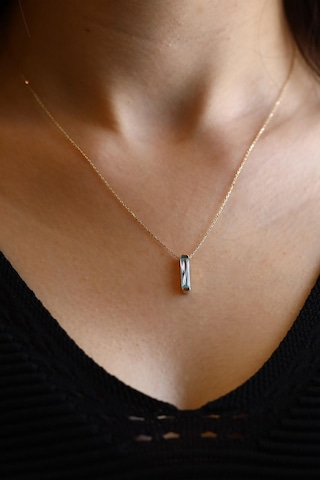 Aquamarine Line Altın Kolye 549480674