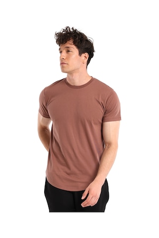Sportive Ognian Erkek Kahverengi Günlük Stil T-shirt 24yetl18d05-khv 1604954 Kahverengi