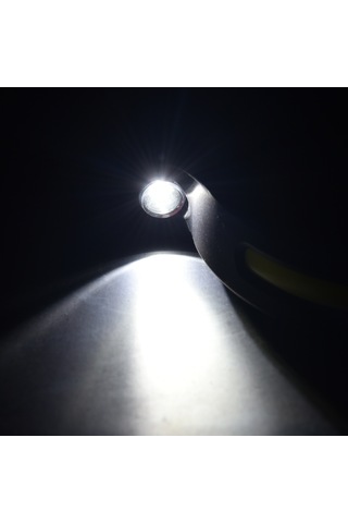 Shineyee Usb Şarjlı Led Far, 230 Derece Geniş Görünüm, 150ft Uzaklık, 5 Işık Modu, El Hareketi Sensörü, Ipx4 Su Geçirmez, Spor Outdoor Kullanıma Uygun Siyah