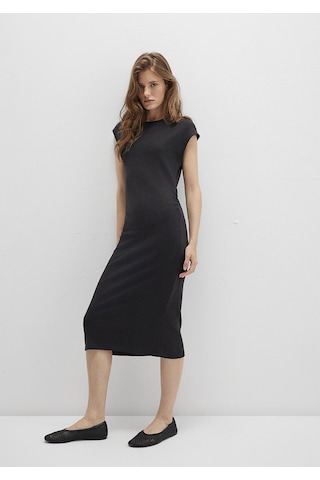 Mavi - Siyah Midi Elbise 1310776-900 Siyah