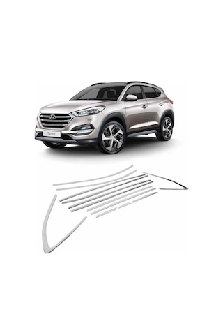 Hyundai Tucson Cam Çerçeve Nikelajı Komple 2016-2021 Arası