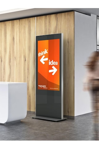 Cletech C01 43" Digital Signage Totem + iiyama LH4360UHS-B1AG Signage Monitör