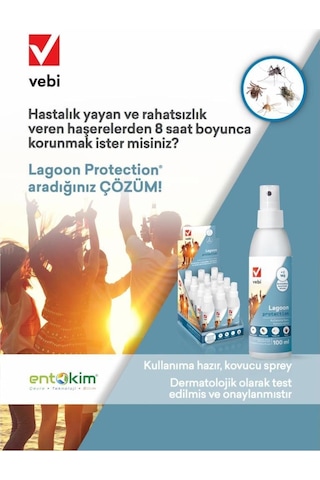 Vebi Lagoon Kullanıma Hazır Kene Tatarcık Sivrisinek Karasinek