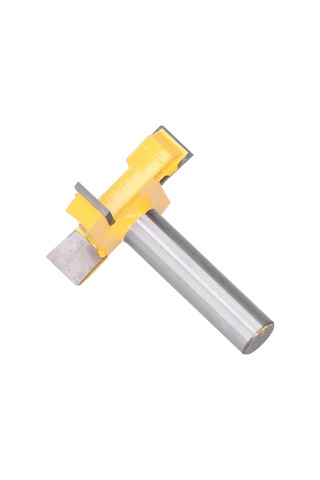 Reedark T Tipi 4 Bıçaklı Ahşap Freze Ucu, 8mm Saplı, Ptfe Kaplama, Tahta/dfm/aglo İçin, Oyma Ve Freze İşlemleri