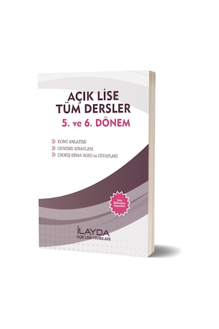 Açık Öğretim Lisesi 5-6. Dönem Tüm Dersler Kitabı