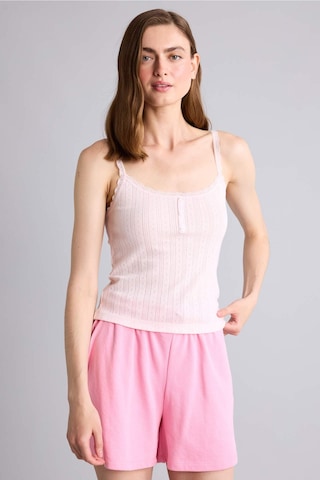Defacto %100 Pamuk Fitilli Yuvarlark Yaka Dantel Detaylı Askılı Pembe Atlet H6958ax26sppn436 Pembe-pn436