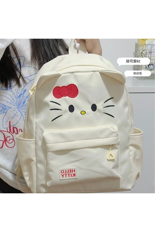 Charhp&kejnt Japon Yay Kt Kedi Büyük Kapasiteli Sırt Çantası Kız İşe Gidip Gelme Sırt Çantası Öğrenci Okul Çantası Diğer
