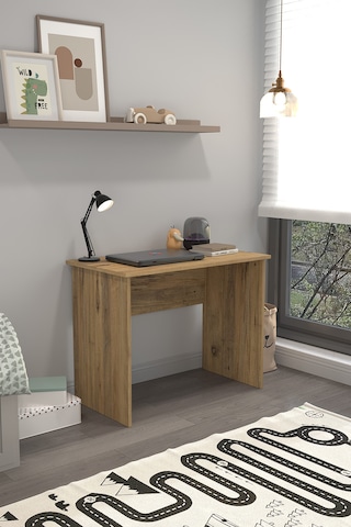 Mono Modern Çalışma Masası 90x60 Cm Bilgisayar Ve Ders Masası Ofis Ve Home Office Masa Atlantik Çam