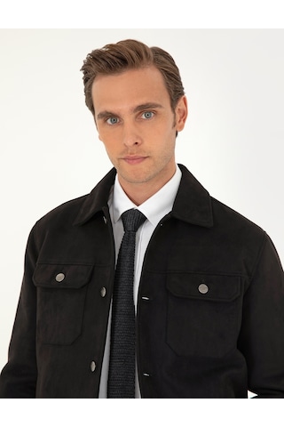 Pierre Cardin Erkek Siyah Deri Mont-kaban 50300520-001 Siyah