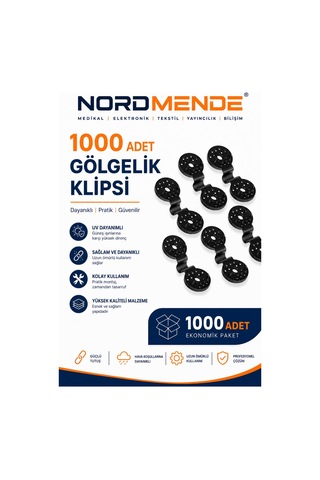 1000 Adet Gölge Filesi Klipsi Sera Filesi Sabitleme Örtü Sabitleyici Bağlantı Elemanı