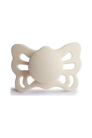 Frıgg Butterfly Silikon Emzik - Cream 0-6 Ay Gold - Mavi