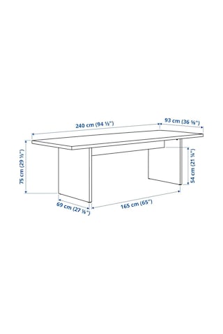 Ikea Huş Modern Yemek Masası - Yemek Masası Takımı Diğer