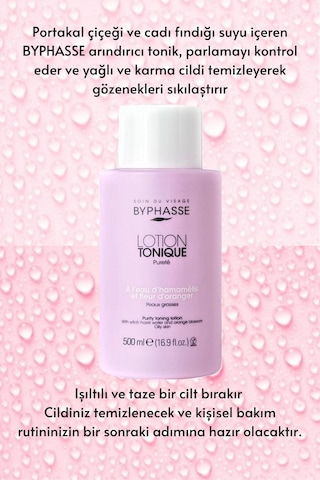 Byphasse Karma ve Yağlı Ciltler için Arındırıcı Tonik 500 ML