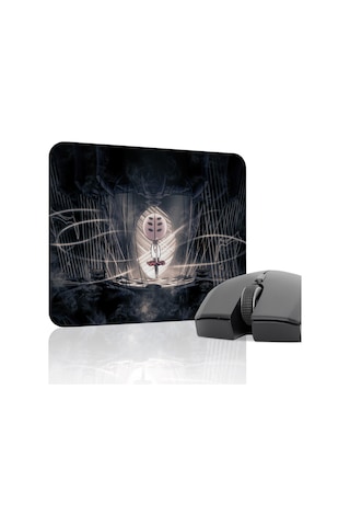 Hollow Knight Silksong Dikişli Kauçuk Oyuncu Mousepad V5 - 22x18 Gaming Mouse Pad