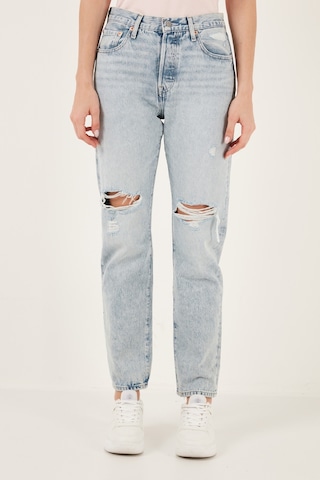 Levi's Bayan Kot Pantolon 12501-0500 Açık Mavi Açık Mavi