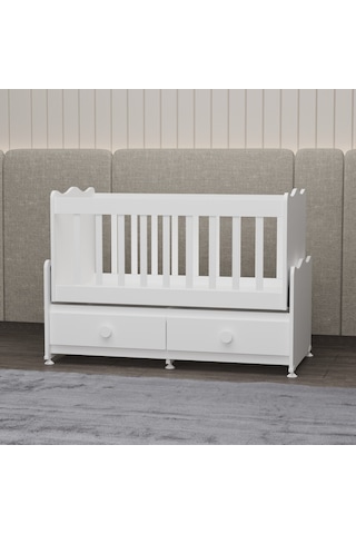 Garaj Home Elegant 60x120 Beşik - Beyaz Beyaz