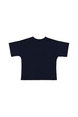 Civil Baby Too Cool For School Baskılı 6-18 Ay Tişört - Lacivert