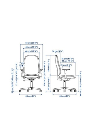 Ikea Smörkull Çalışma Sandalyesi, Grasnas Koyu Gri