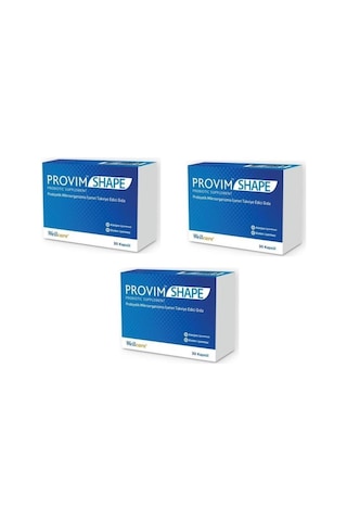 Wellcare Provim Shape Probiyotik 30 Kapsül 3 Adet