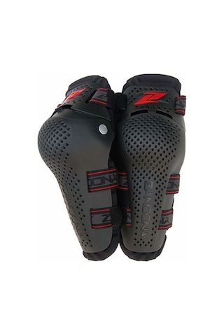 Zandona 3260 Mafsallı Koruyucu Motosiklet Dizlik Kırmızı Siyah