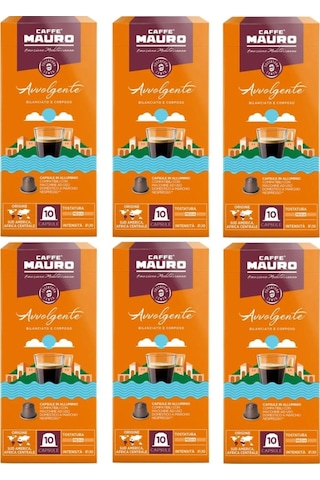 Caffe Mauro Avvolgente Nespresso Kapsül Kahve 60 Kapsul Kapsül Kahve