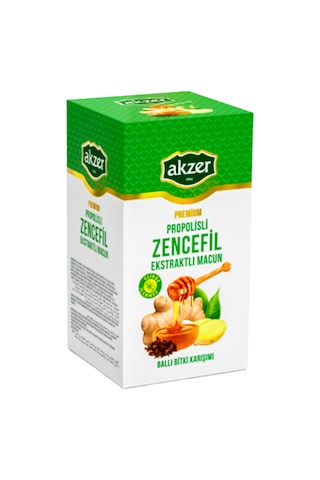 Akzer Propolisli Zencefil Ekstraktlı Macun 300 Gr