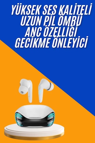 Kulaklığı Mikrofonlu Gürültü Engelleme Gecikme Önleyici Bluetooth Kulaklık