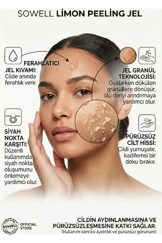 So Well Peeling Gel Lemon 150 Ml