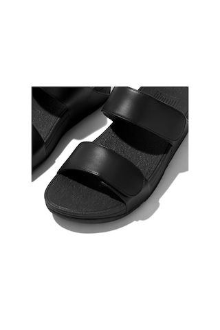 Roncato 090 All Black Terlik Kadın Diğer Fv6-090 / 592 Fitflop Lulu Adjustable Leather Slides Siyah