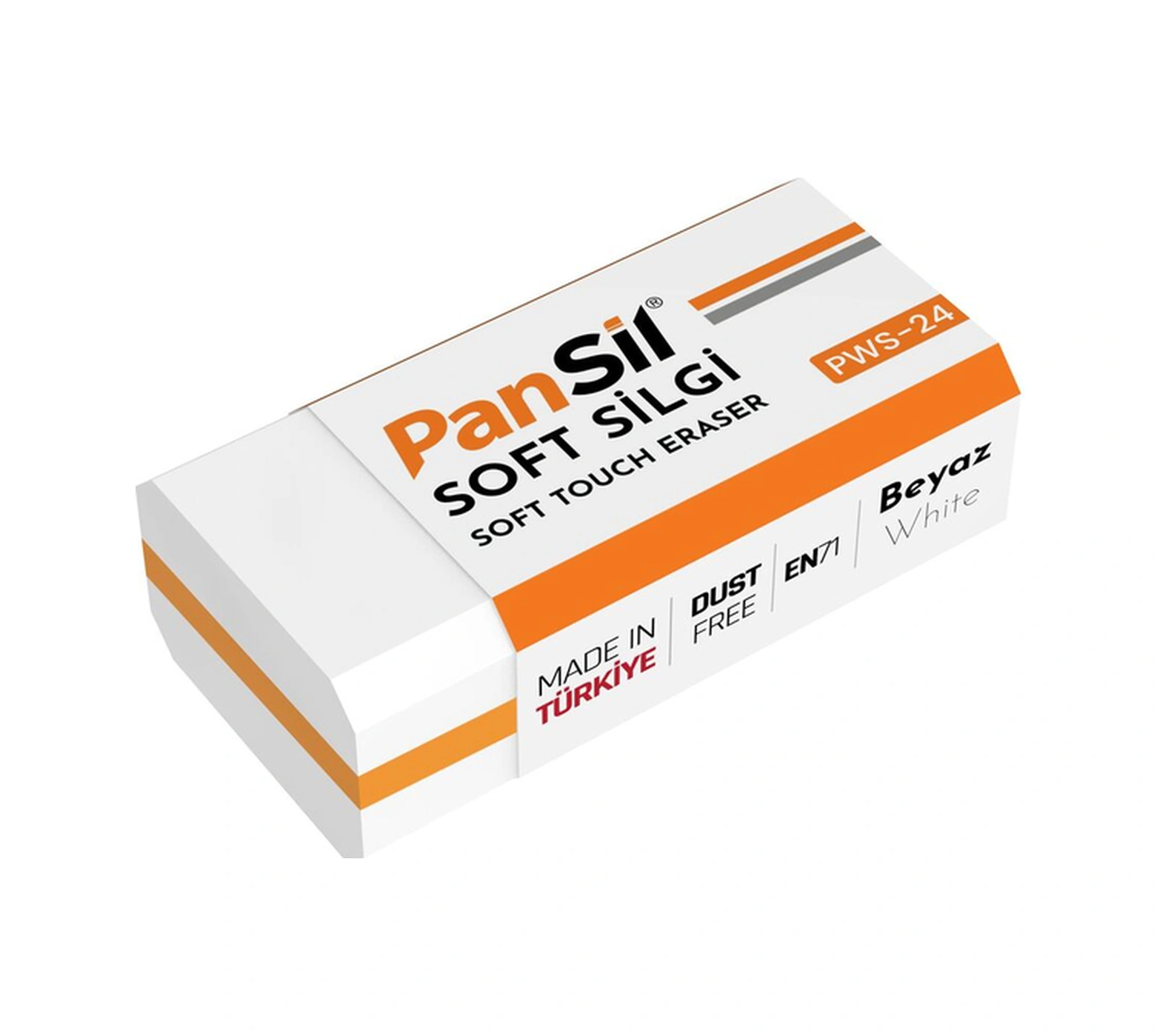 Pansil Beyaz Soft Silgi-24 Adet