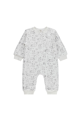 Civil Baby Ayıcık Baskılı 12-24 Ay Uyku Tulumu - Bej Krem