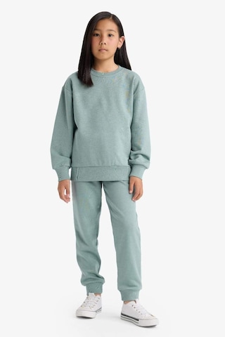 Defacto Kız Çocuk Standart Fit Basic Düz Beli Lastikli Jogger Eşofman Altı Y1226a625augn1129 Yeşil