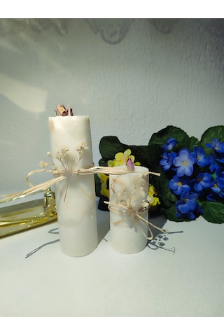 Dekoratif Sütun Mum