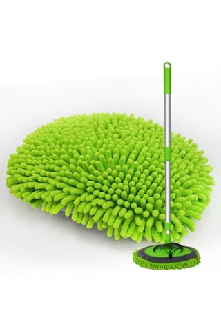 Teleskopik Makarna Mikrofiber Duvar, Cam, Yer Ve Oto Yıkama Mop P