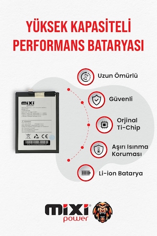 Omix X3 Uyumlu Tam Kapasite Batarya Tr Garantili