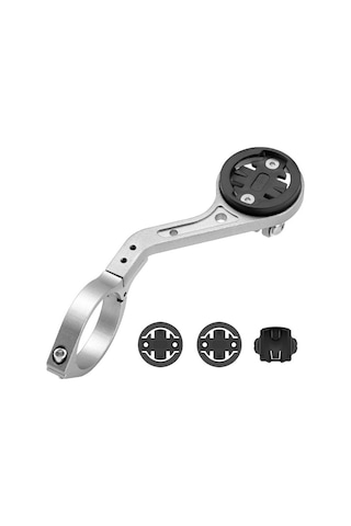 Bg-371 Bisiklet Alüminyum Alaşımlı Kod Tablosu Çerçevesi Evrensel Kod Tablosu Uzatma El Feneri Braketi Gümüş Gümüş