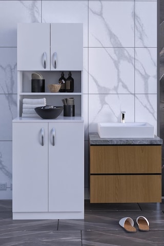 Dekorfim DF03101B Çamaşır Makinesi Dolabı Banyo Dolabı