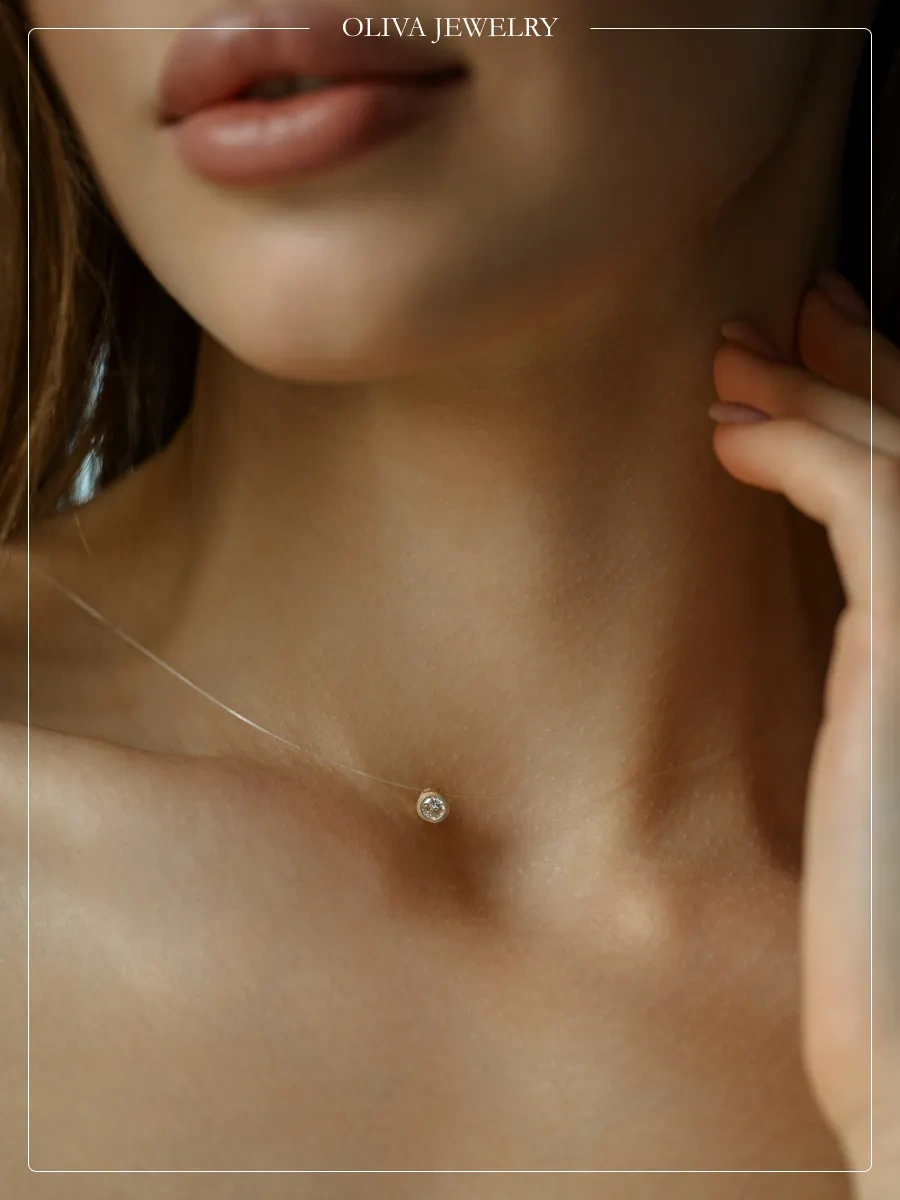 Jp Olıva Misinaya Gümüş 925 Kaplama Yaldızlı Zirkon Taşlı Yuvarlak Kolye 436523403 Altın