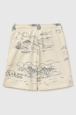 United Colors Of Benetton Erkek Çocuk Beli Lastikli Relaxed Fit Bermuda Şort Bej 6-14 Yaş-2806