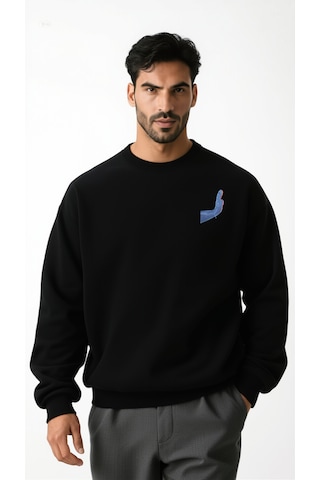 Ogc Su & Ateş Kombin Sweatshirt Siyah