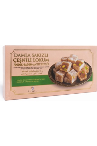 Dırkalı Çeşnili Damla Sakızlı Lokum 250 G